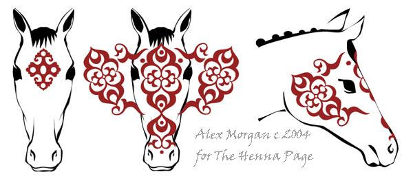 Henna Patterns for Horses