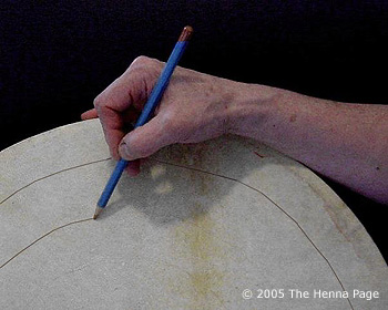 How to henna a drum 2