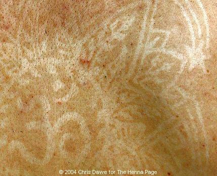 reverse henna