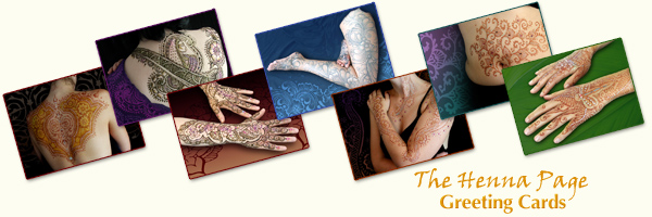 The Henna Page Greeting Cards