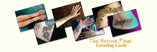 The Henna Page Greeting Cards