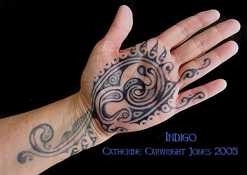 Indigo for body art