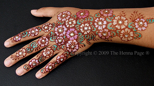 gilded henna