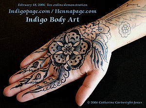 Leah's Indigo Hand