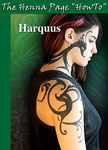 Harquus, a SAFE black temporary tattoo