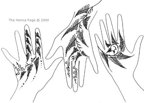 henna patterns. Go back to the Index of Henna Pattern Elements