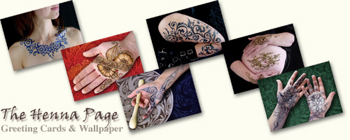 The Henna Page Greeting Cards and Wallpaper