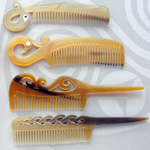 Pale horn combs