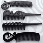 Black horn combs