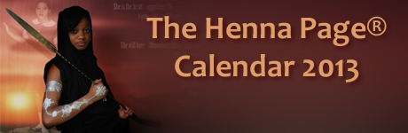 Henna Page Calendar