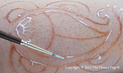 Paint in the sketch with Pros-aide