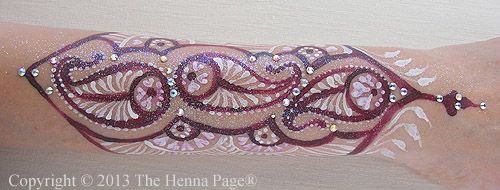 Beautiful Faux Henna with Temptu