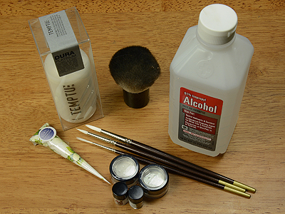 materials used to create 'silver henna'